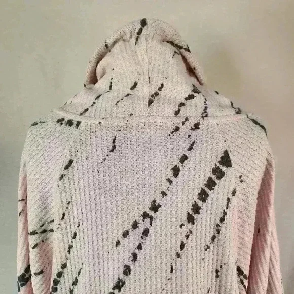 MNY‎ Marc New York Performance Medium Waffle Weave Soft Pink Long Sleeve Top - Picture 4 of 12